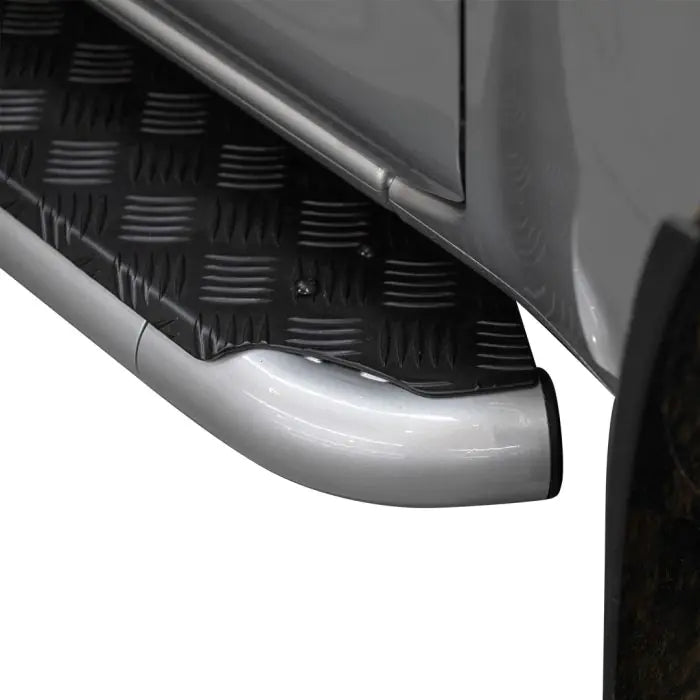 TJM SIDE STEPS MODULAR STEEL SAT BLACK 63MM FOR NISSAN NAVARA (IN STORE PICK-UP ONLY)