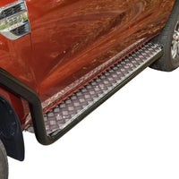 TJM SIDE STEPS MODULAR STEEL SAT BLACK 63MM FOR FORD EVEREST (IN STORE PICK-UP ONLY)