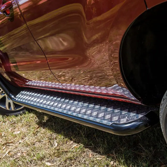 TJM SIDE STEPS MODULAR STEEL SAT BLACK 63MM FOR FORD EVEREST (IN STORE PICK-UP ONLY)