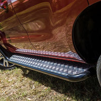 TJM SIDE STEPS MODULAR STEEL SAT BLACK 63MM FOR FORD EVEREST (IN STORE PICK-UP ONLY)