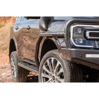 TJM SIDE STEPS MODULAR STEEL SAT BLACK 63MM FOR FORD EVEREST UB (IN STORE PICK-UP ONLY)