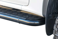 TJM SIDE STEPS MODULAR STEEL SAT BLACK 63MM FOR FORD RANGER PY / VOLKSWAGEN AMAROK (IN STORE PICK-UP ONLY)