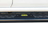 TJM SIDE STEPS MODULAR STEEL SAT BLACK 63MM FOR FORD RANGER PY / VOLKSWAGEN AMAROK (IN STORE PICK-UP ONLY)