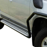 TJM SIDE STEPS MODULAR STEEL SAT BLACK 50MM FOR ISUZU D-MAX TF / HOLDEN COLORADO RG (IN STORE PICK-UP ONLY)