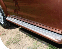 TJM SIDE STEPS MODULAR STEEL SAT BLACK 50MM FOR ISUZU MU-X RF (IN STORE PICK-UP ONLY)