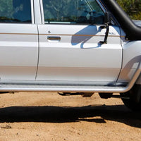TJM SIDE STEPS MODULAR STEEL SAT BLACK 63MM FOR FORD EVEREST (IN STORE PICK-UP ONLY)