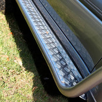 TJM SIDE STEPS MODULAR STEEL SAT BLACK 50MM FOR TOYOTA LANDCRUISER WAGON 105 SERIES COIL 01/98-08/07 (IN STORE PICK-UP ONLY)