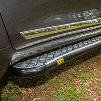 TJM SIDE STEPS MODULAR STEEL SAT BLACK 63MM FOR TOYOTA LANDCRUISER WAGON 200 SERIES (IN STORE PICK-UP ONLY)