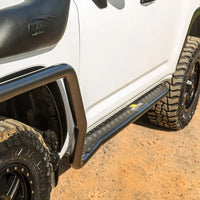 TJM SIDE STEPS MODULAR STEEL SAT BLACK 63MM FOR TOYOTA LANDCRUISER WAGON 300 SERIES 11/21-ON