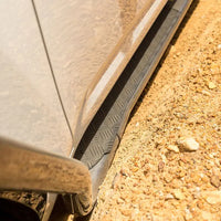 TJM SIDE STEPS MODULAR STEEL SAT BLACK 63MM FOR TOYOTA LANDCRUISER WAGON 300 SERIES 11/21-ON