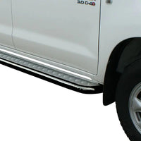 TJM SIDE STEPS MODULAR STEEL SAT BLACK 50MM FOR TOYOTA HILUX 7TH GEN 04/05-07/11 (IN STORE PICK-UP ONLY)
