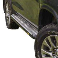 TJM SIDE STEPS MODULAR STEEL SAT BLACK 63MM FOR TOYOTA FORTUNER GUN156R (IN STORE PICK-UP ONLY)