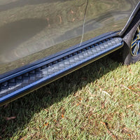 TJM SIDE STEPS MODULAR STEEL SAT BLACK 63MM FOR TOYOTA FORTUNER GUN156R (IN STORE PICK-UP ONLY)