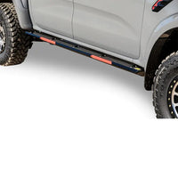 TJM ROCK SLIDER STEEL TEX BLACK FOR FORD RAPTOR 09/22-ON 4DR PICK UP 3.0L V6 ECOBOOST