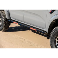 TJM ROCK SLIDER STEEL TEX BLACK FOR FORD RAPTOR 09/22-ON 4DR PICK UP 3.0L V6 ECOBOOST