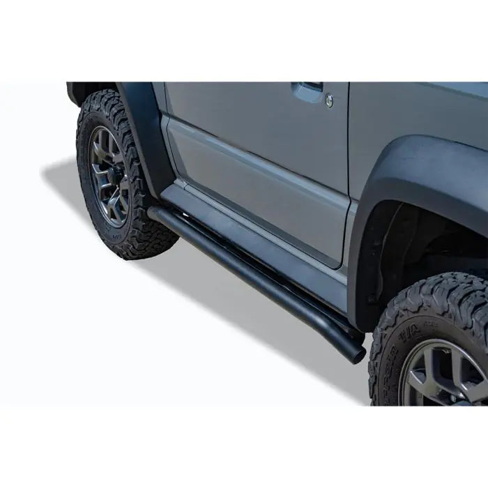 TJM ROCK SLIDER STEEL TEX BLACK FOR  SUZUKI JIMNY JB74 11/18-On