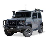 TJM ROCK SLIDER STEEL TEX BLACK FOR SUZUKI JIMNY JB74 11/18-ON