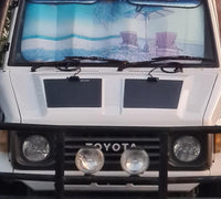 VSS Bonnet Solar Panel - Toyota Landcruiser (1984 on) Troopy 70 Series (J70) 80-Watt