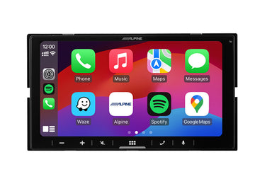 Alpine 7” Display / Lighting Link / Wireless Apple CarPlay / Wireless Android Auto / FLAC / MP3 / WMA / AAC / Bluetooth-iLX-W770A