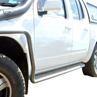 TJM Side Bars & Steps Steel Sat Black 50Mm For NAVARA D40 11/05-01/10 Spanish Built - 780SB4SS10L