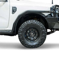 TJM SIDE BAR MODULAR STEEL SAT BLACK 63MM FOR FORD RANGER PY 06/22-ON/ FORD EVEREST UB 09/22-ON (IN STORE PICK-UP ONLY)