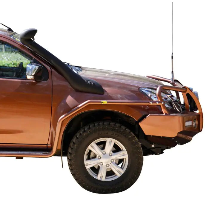 TJM SIDE BAR MODULAR STEEL SAT BLACK 50MM FOR ISUZU D-MAX TF 06/12-01/17 / ISUZU MU-X RF 11/13-04/17 / HOLDEN COLORADO RG 06/12-06/16 (IN STORE PICK-UP ONLY)