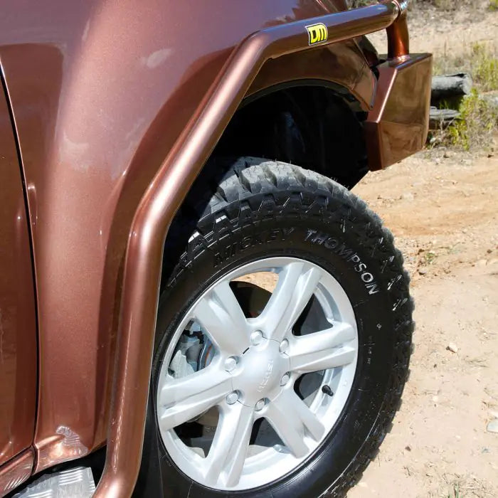 TJM SIDE BAR MODULAR STEEL SAT BLACK 50MM FOR ISUZU D-MAX TF 06/12-01/17 / ISUZU MU-X RF 11/13-04/17 / HOLDEN COLORADO RG 06/12-06/16 (IN STORE PICK-UP ONLY)