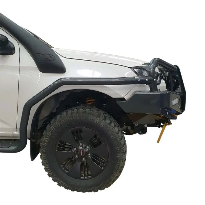 TJM SIDE BAR MODULAR STEEL SAT BLACK 63MM FOR ISUZU D-MAX RG 08/20-04/24 / ISUZU MU-X UJ 08/21-On (IN STORE PICK-UP ONLY)