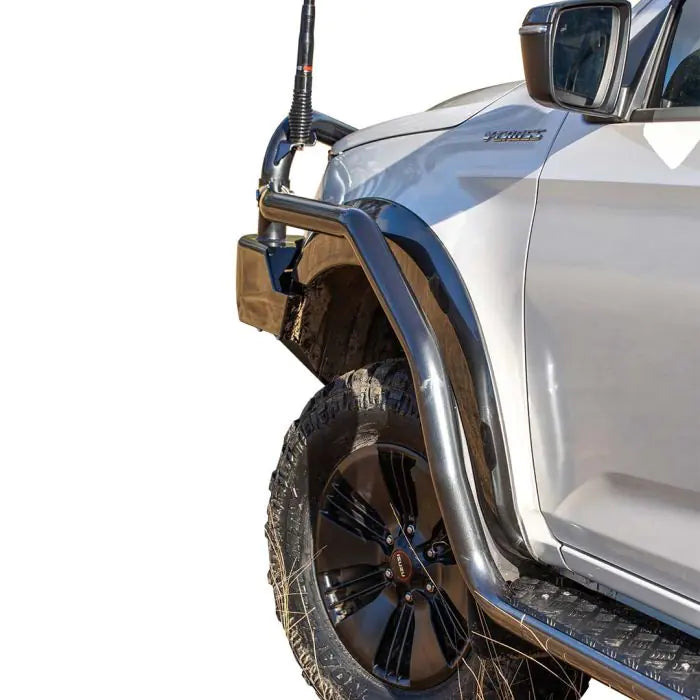 TJM SIDE BAR MODULAR STEEL SAT BLACK 63MM FOR ISUZU D-MAX RG 08/20-04/24 / ISUZU MU-X UJ 08/21-ON (IN STORE PICK-UP ONLY)