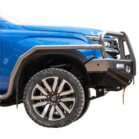TJM SIDE BAR MODULAR STEEL SAT BLACK 63MM FOR VOLKSWAGEN AMAROK 05/23 -ON (IN STORE PICK-UP ONLY)