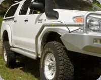 TJM SIDE BAR MODULAR STEEL SAT BLACK 50MM FOR TOYOTA HILUX 7TH GEN 04/05-07/11 (IN STORE PICK-UP ONLY)