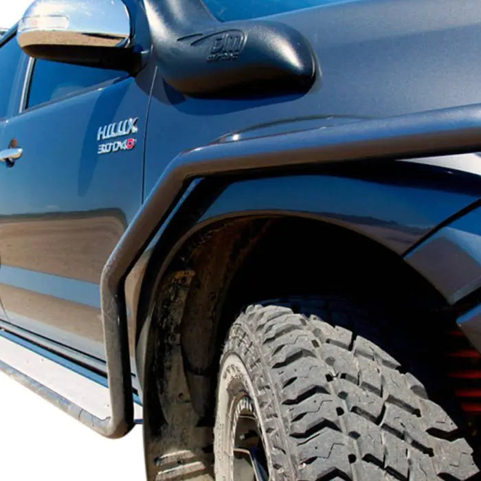TJM SIDE STEPS MODULAR STEEL SAT BLACK 50MM FOR TOYOTA HILUX 7TH GEN 08/11-08/15 (IN STORE PICK-UP ONLY)