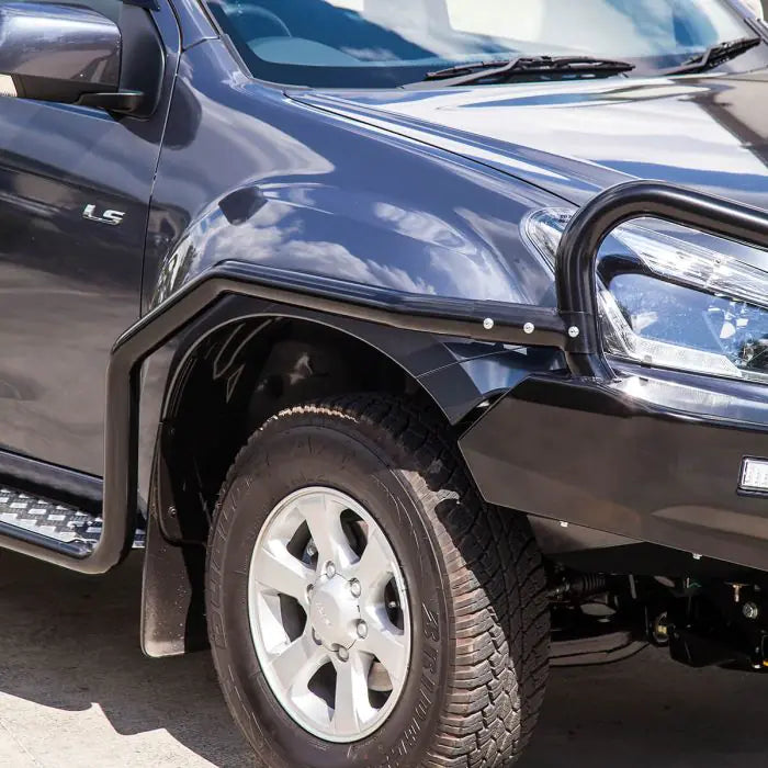 TJM SIDE BAR MODULAR STEEL SAT BLACK 63MM FOR  ISUZU D-MAX TF 02/17-07/20 Space C/Chas & Pick Up (IN STORE PICK-UP ONLY)