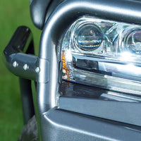 TJM SIDE BAR MODULAR STEEL SAT BLACK 63MM FOR TOYOTA LANDCRUISER WAGON 200 SERIES 09/15-10/21 (IN STORE PICK-UP ONLY)