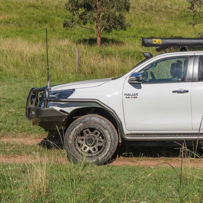 TJM SIDE BAR MODULAR STEEL SAT BLACK 63MM FOR TOYOTA HILUX 8TH GEN 09/15-07/18 / TOYOTA FORTUNER GUN156R 10/15-08/20 (IN STORE PICK-UP ONLY)