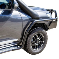 TJM SIDE BAR MODULAR STEEL SAT BLACK 63MM FOR TOYOTA LANDCRUISER WAGON 200 SERIES (IN STORE PICK-UP ONLY)