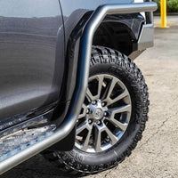 TJM SIDE BAR MODULAR STEEL SAT BLACK 63MM FOR TOYOTA PRADO 150 SERIES 11/17-10/24 (IN STORE PICK-UP ONLY)