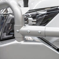 TJM SIDE BAR MODULAR STEEL SAT BLACK 63MM FOR NISSAN NAVARA NP300 08/15-11/20 / NISSAN NAVARA D23 S4 12/20-ON (IN STORE PICK-UP ONLY)