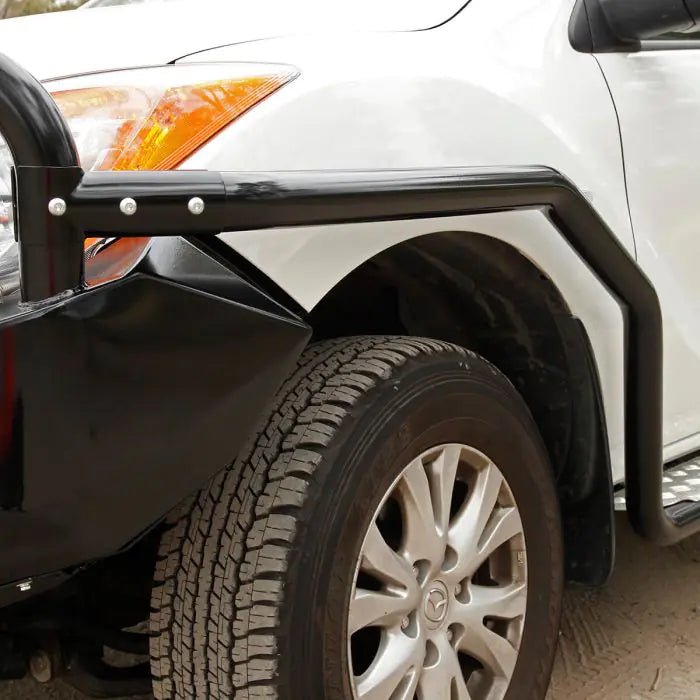 TJM SIDE BAR MODULAR STEEL SAT BLACK 63MM FOR  MAZDA BT-50 UP/UR 10/11-07/20 (IN STORE PICK-UP ONLY)