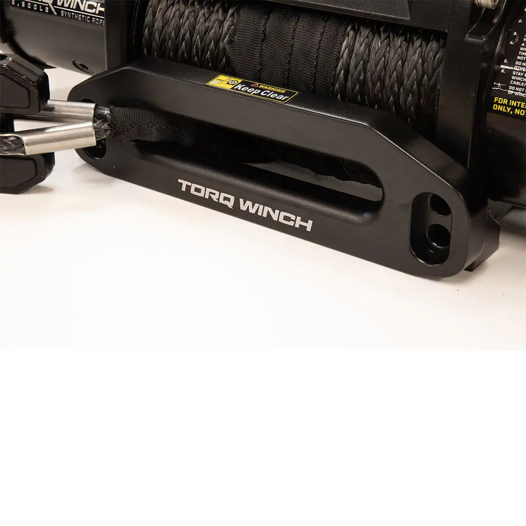 TJM Torq Winch 9,500Lb With Black Synthetic Rope - 947TQBK95DAB