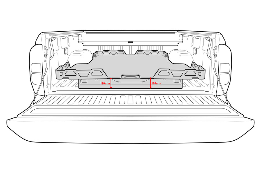 HSP Load Slide Suits Amarok 2H-2011+ -A3