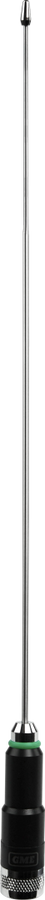 GME 700MM STAINLESS STEEL ANTENNA WITH BASE, LEAD AND PLUG AEM6