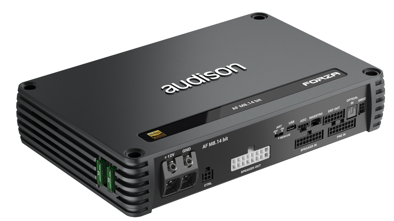 AUDISON Forza Line - 8 Channel 1120W D-Class Amplifier With Dsp (Af M8.14 Bit)