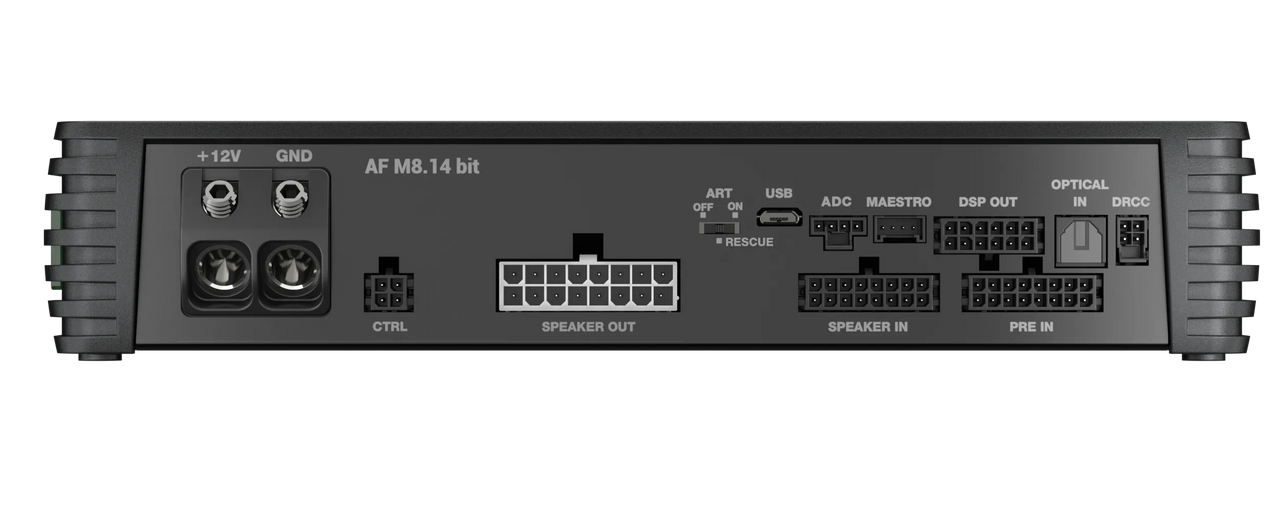 AUDISON Forza Line - 8 Channel 1120W D-Class Amplifier With Dsp (Af M8.14 Bit)