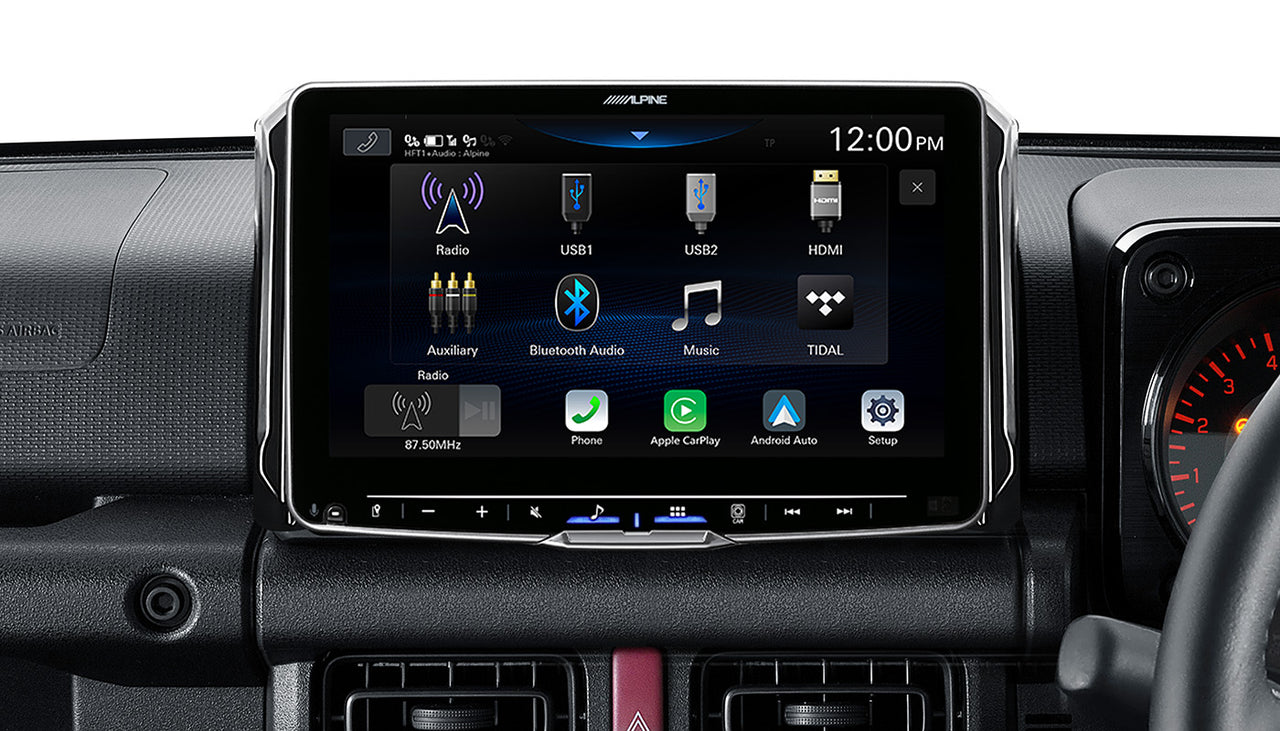 ALPINE JIMNY 9” HALO SOLUTION PREMIUM INFOTAINMENT SOLUTIONS FOR SUZUKI JIMNY-JIMNY23-F509A (IN STORE PICK-UP ONLY)