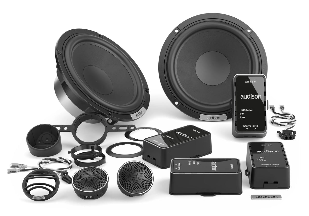 AUDISON Voce Ii - 6.5" 2-Way 4 Ohm Component Speakers - Pair (Avk 6 S Ii)