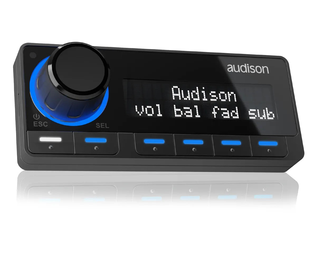 AUDISON Bit Line - Digital Remote Control Media Play Ac Ad Link Compatible Black Rgb Illumination (Drc Mp)