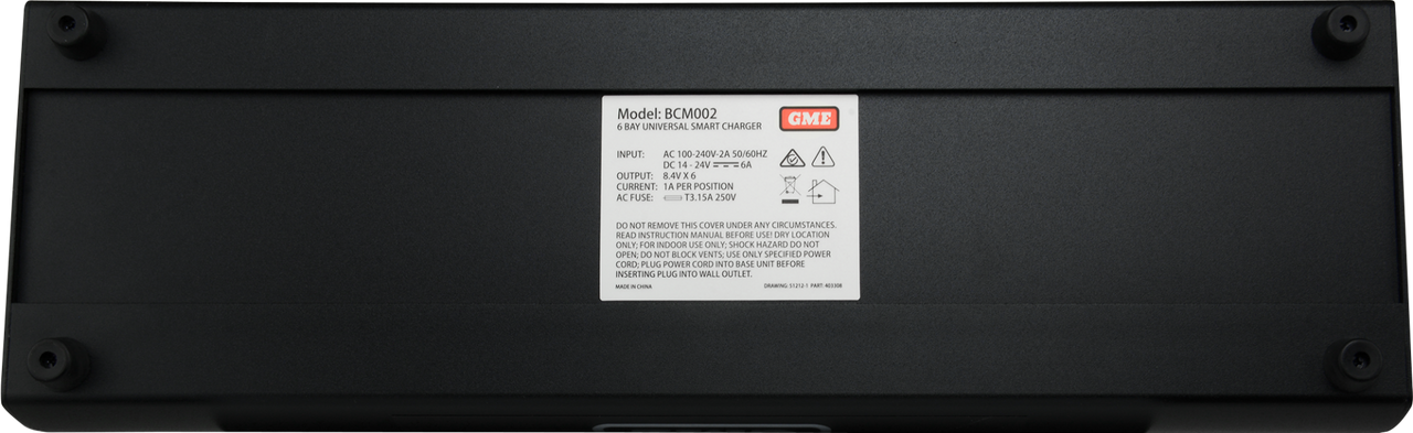 GME 6 Bay Desktop Multicharger - Suit Tx6600S - - BCM002