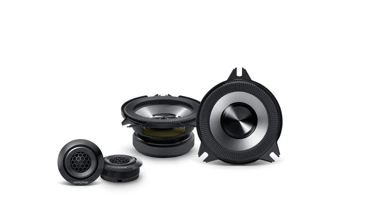 Alpine BassRev 4″ 2-Way Audio Component Speaker System BRV-S40C