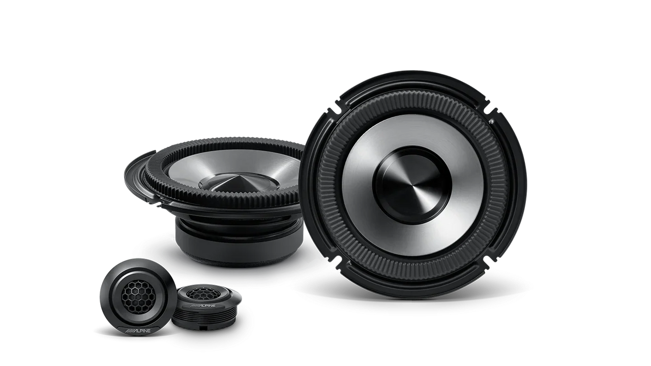 Alpine BassRev 6-1/2″ 2-Way Audio Component Speaker System BRV-S65C